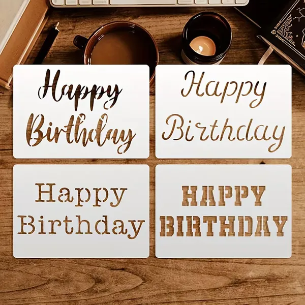 White_Birthday_Stencil_Reusable_Painting_Templates_General