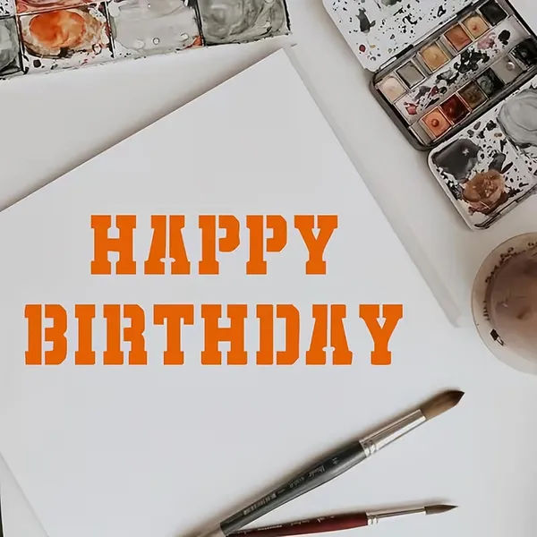 White_Birthday_Stencil_Reusable_Painting_Templates_General