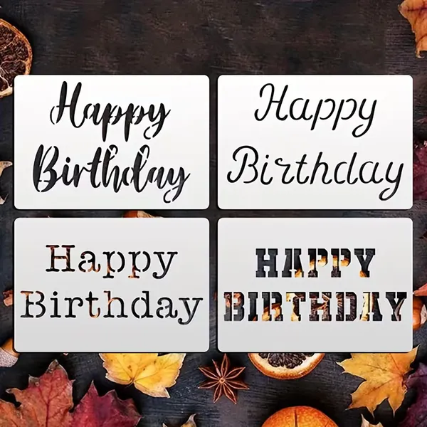White_Birthday_Stencil_Reusable_Painting_Templates_General