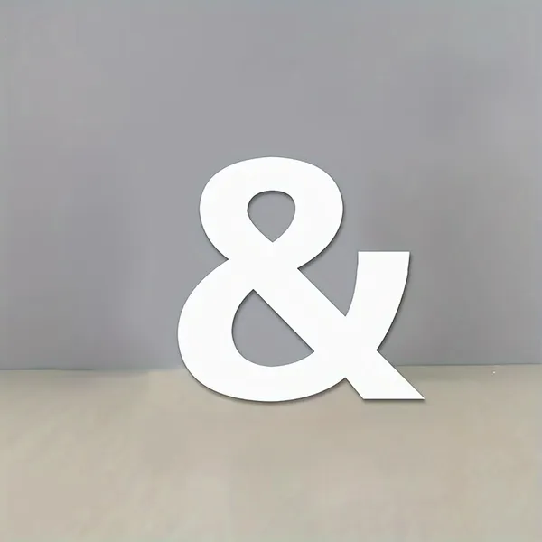 White_Standing_Letter_Decoration_Pvc_Block