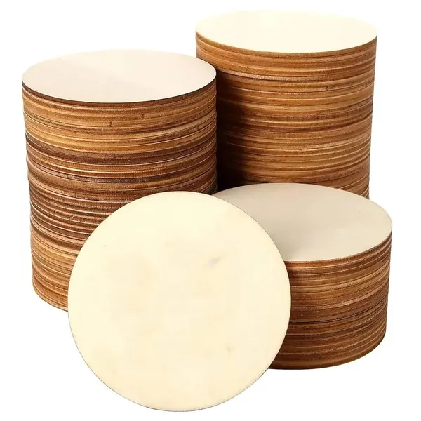 Beige_Round_Wooden_Disc_Cutouts_And_Unfinished_Wood_Slices_Kids