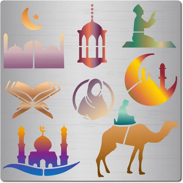 White_Eid_Mubarak_Metal_Stencil_Mosque_Moon_Lantern_Stainless_Steel_Drawing_Template_Home_Decor