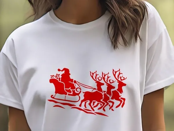 White_Santa_S_Sleigh_Stencils_A_Size_X_Cm_Home_Decor