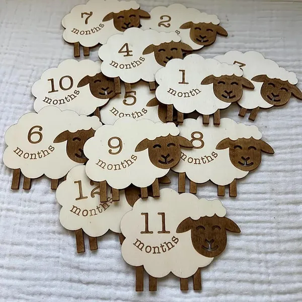 Beige_Wooden_Sheep_Baby_Monthly_Milestone_Markers_Baby_Growth_Baby