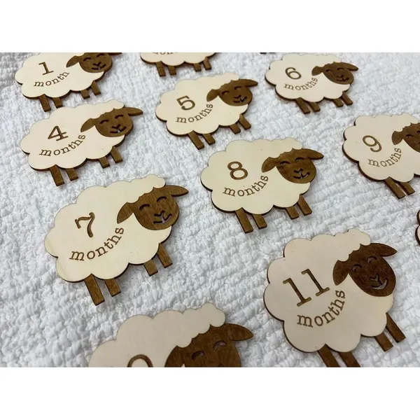 Beige_Wooden_Sheep_Baby_Monthly_Milestone_Markers_Baby_Growth_Baby