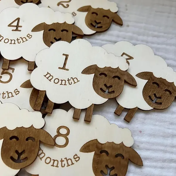 Beige_Wooden_Sheep_Baby_Monthly_Milestone_Markers_Baby_Growth_Baby