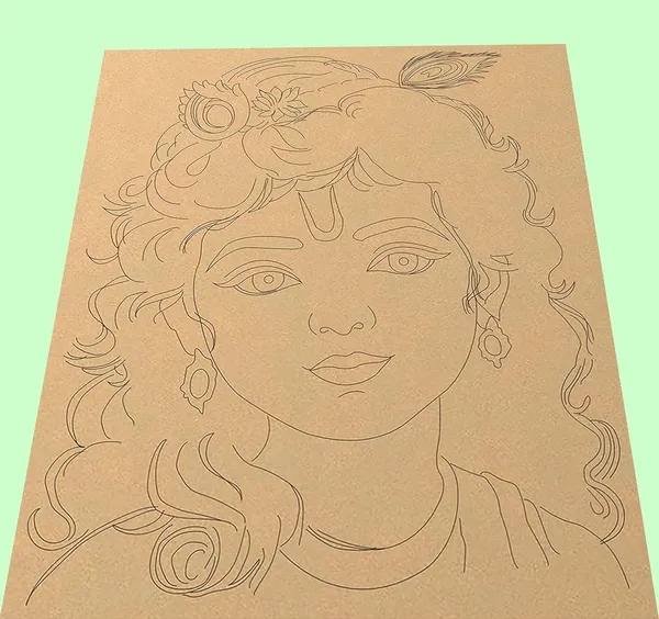 Beige_Premarked_Krishna_Ji_Wooden_Cutout_Diy_And_Craft