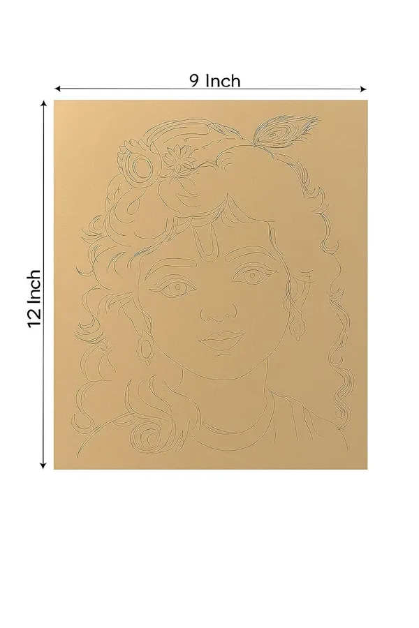 Beige_Premarked_Krishna_Ji_Wooden_Cutout_Diy_And_Craft