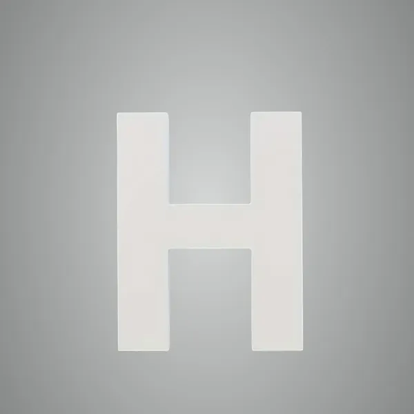 White_Standing_Letter_H_Decoration_Pvc_Alphabet_Block_Freestanding_Initial_Tabletop_Sign