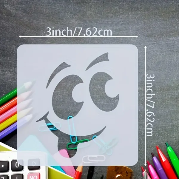 White_Happy_Face_Stencil_Template_Cm_Diy_And_Craft