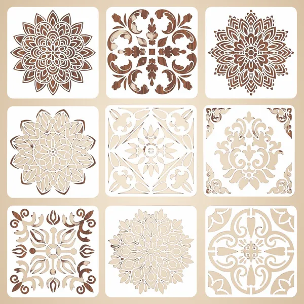 White_Mandala_Wall_Stencils_Reusable_Tile_Painting_Templates_Diy_And_Craft
