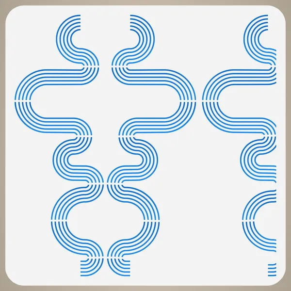 White_Wave_Stencil_Modern_Geometric_Line_Pattern_Plastic_Stencil_Diy_And_Craft