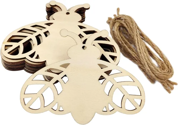 Beige_Wooden_Bee_Shape_Cutouts_Cm_Bee_Ornaments_Diy_And_Craft