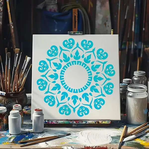 White_Indian_Mandala_Stencil_Diy_And_Craft