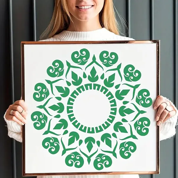 White_Indian_Mandala_Stencil_Diy_And_Craft