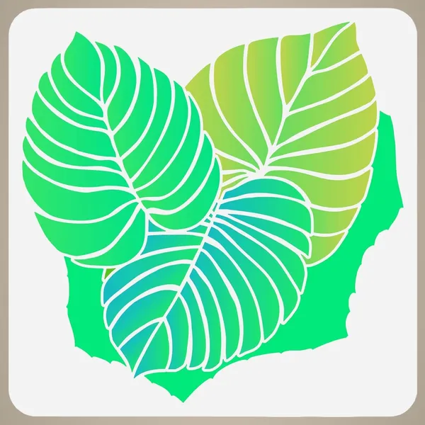 White_Tropical_Leaves_Stencil_Palm_Fern_Leaf_Pattern_Plastic_Stencil_Diy_And_Craft