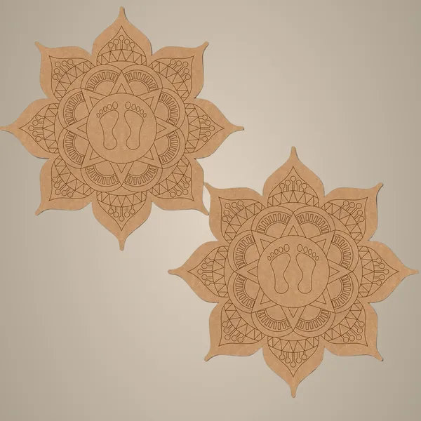 Beige_Lakshmi_Ji_Paul_Feet_Mandala_Mdf_Cutout_Diwali_Decor_Diy_And_Craft