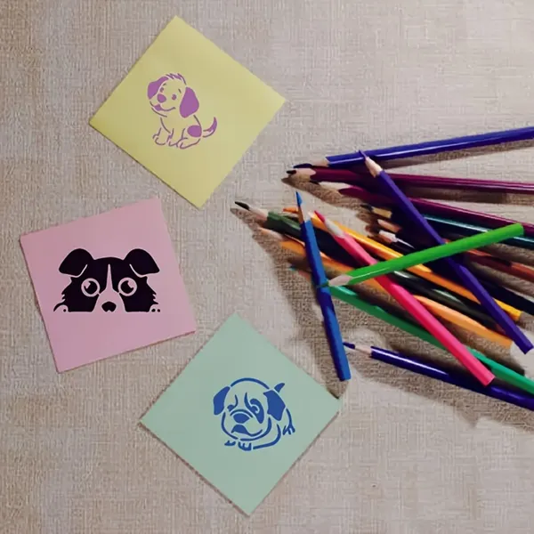 White_Dog_Paw_Print_Stencils_Pet_Themed_Templates_Diy_And_Craft