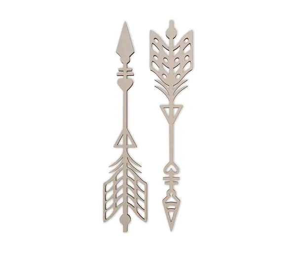 Beige_Tribal_Arrows_Wooden_Cutout_Diy_And_Craft