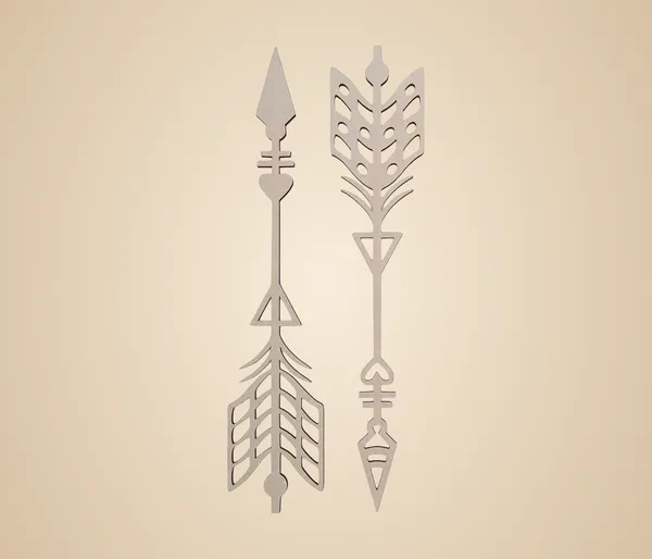 Beige_Tribal_Arrows_Wooden_Cutout_Diy_And_Craft