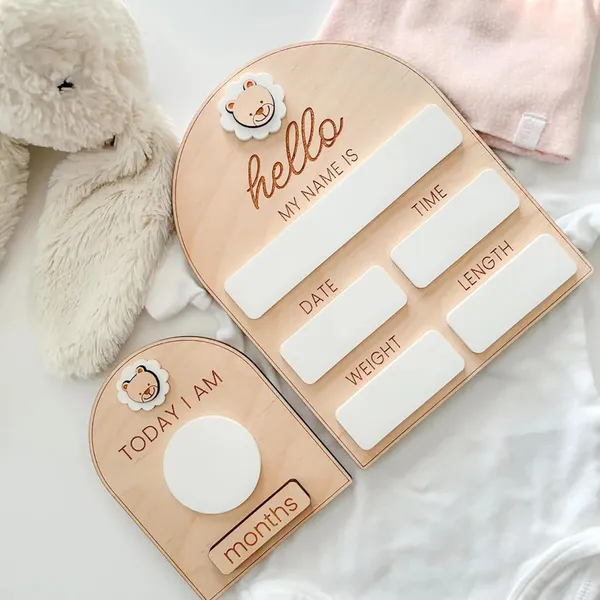 Beige_Wooden_Dry_Erase_Baby_Birth_Detail_Chart_Milestone_Cards_Baby