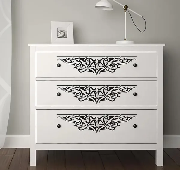 White_Victorian_Style_Border_Stencils_Diy_And_Craft