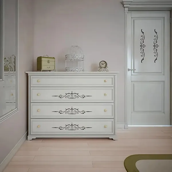 White_Victorian_Style_Border_Stencils_Diy_And_Craft