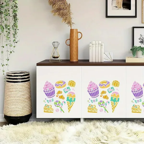 White_Dessert_Stencil_Diy_And_Craft