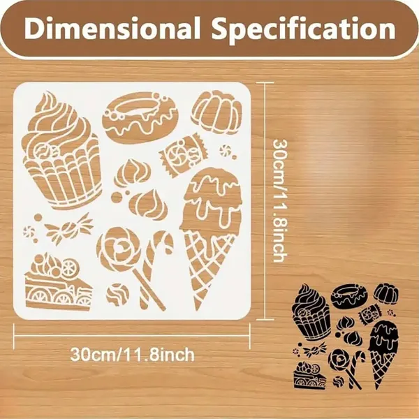 White_Dessert_Stencil_Diy_And_Craft