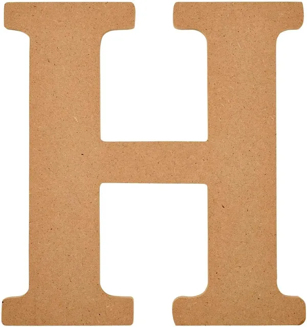 Brown_Mdf_Wooden_Alphabet_Letter_H_Large_Unfinished_Laser_Cut_Wood_Letter