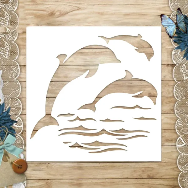 White_Dolphins_Stencil_Cm_Diy_And_Craft