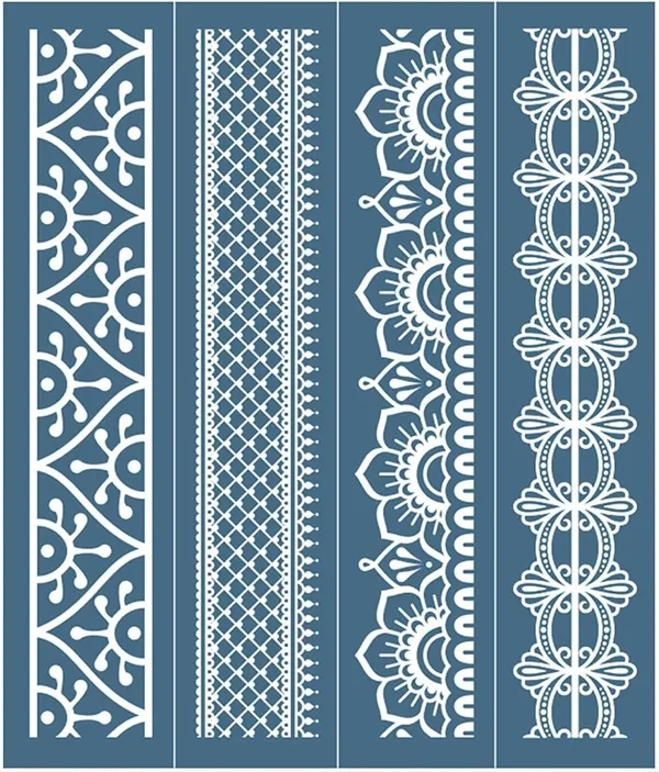White_Borders_Silkscreen_Stencil_Home_Decor