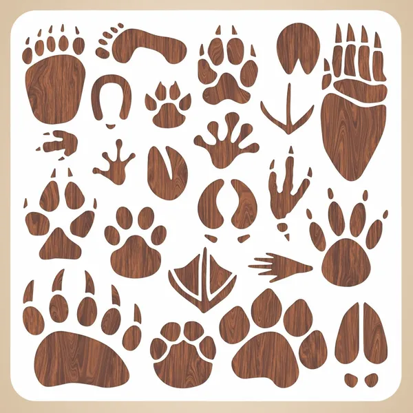 White_Paw_Print_Wall_Stencil_Diy_And_Craft