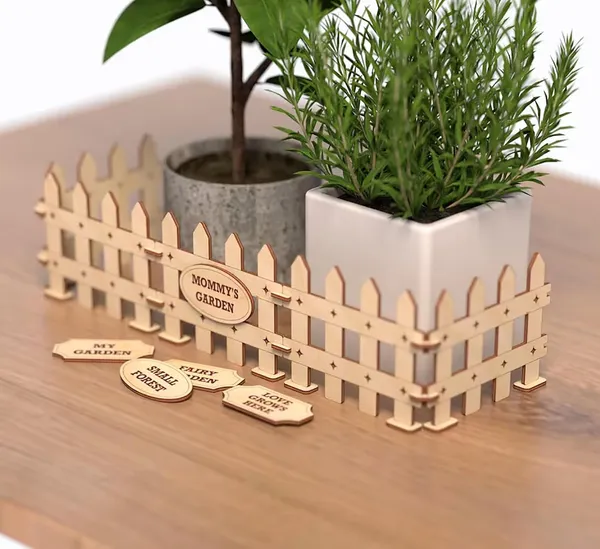 Beige_Cute_Wooden_Fence_Home_Decor