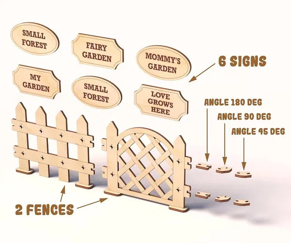 Beige_Cute_Wooden_Fence_Home_Decor