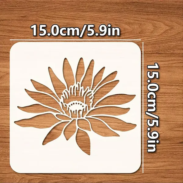 White_Lotus_Flower_Stencil_Pcs_Reusable_Diy_Painting_Stencils_Diy_And_Craft