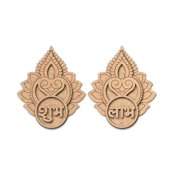 Beige_Shubh_Labh_Cutouts_Home_Decor