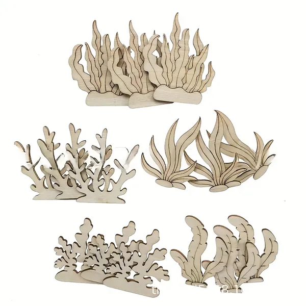 Beige_Wooden_Seaweed_Coral_Cutouts_Diy_And_Craft