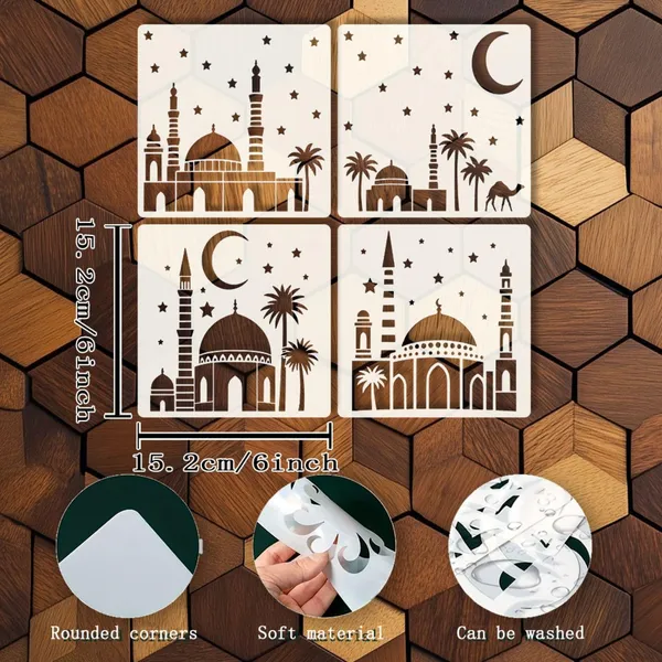 White_Islamic_Stencil_Templates_Cm_Diy_And_Craft