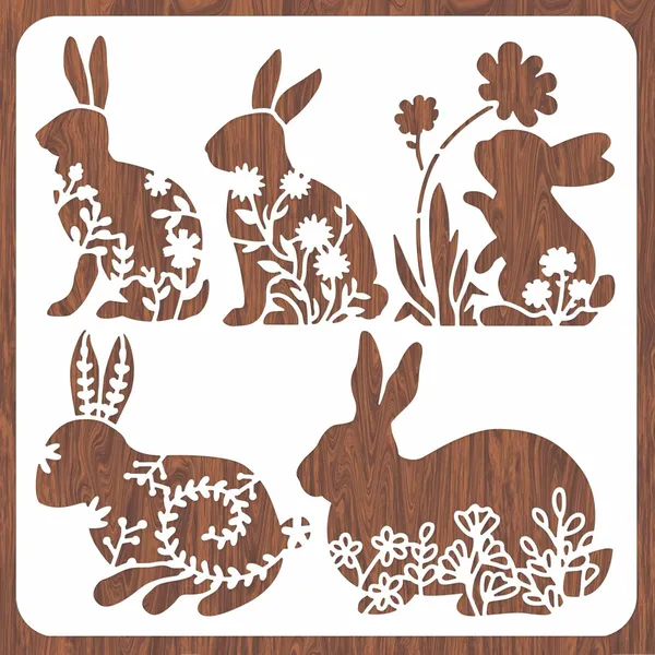 White_Rabbit_Stencil_Diy_And_Craft