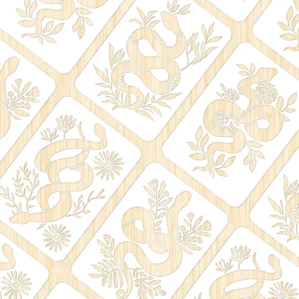 White_Snake_Flower_Wall_Stencils_Reusable_Plant_Painting_Templates_Diy_And_Craft
