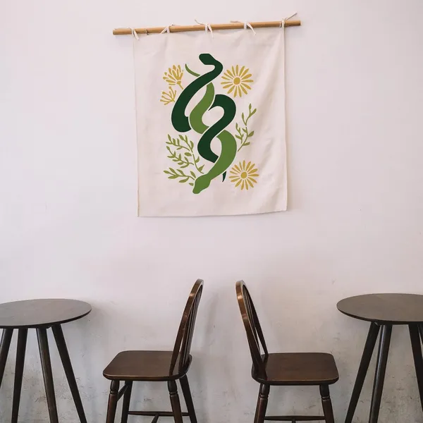 White_Snake_Flower_Wall_Stencils_Reusable_Plant_Painting_Templates_Diy_And_Craft