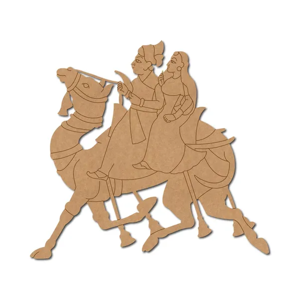 Beige_Wooden_Rajasthani_Couple_On_Camel_Pre_Marked_Mdf_Craft_Cutouts_Diy_And_Craft