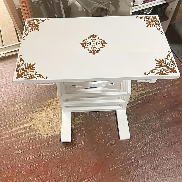 White_Mexican_Floral_Corner_Stencil_Diy_And_Craft