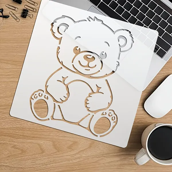 White_Bear_Stencil_Set_Cm_Reusable_Painting_Templates_Diy_And_Craft