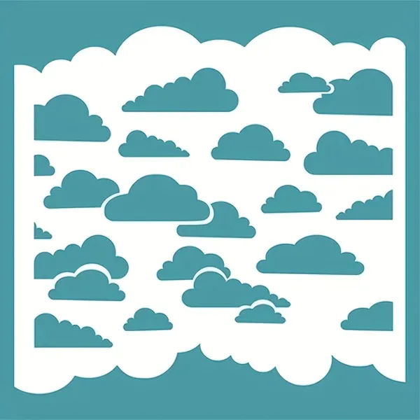White_Reusable_Cloud_Stencil_Cm_Pet_Plastic_Diy_Template_Diy_And_Craft