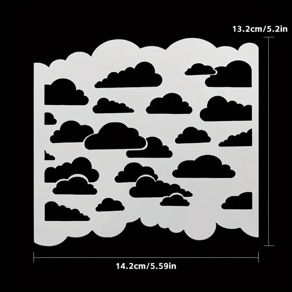 White_Reusable_Cloud_Stencil_Cm_Pet_Plastic_Diy_Template_Diy_And_Craft