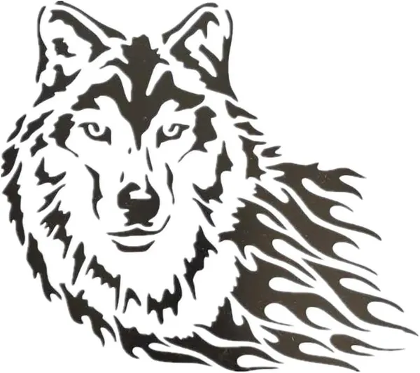 White_Wolf_Animal_Stencil_Lion_Deer_Tiger_Whale_Horse_Template_Diy_And_Craft