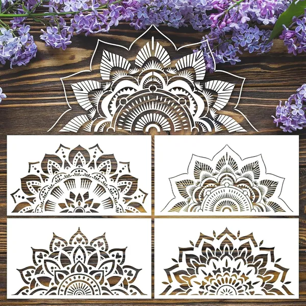 Beige_Mandala_Painting_Stencils_Diy_And_Craft