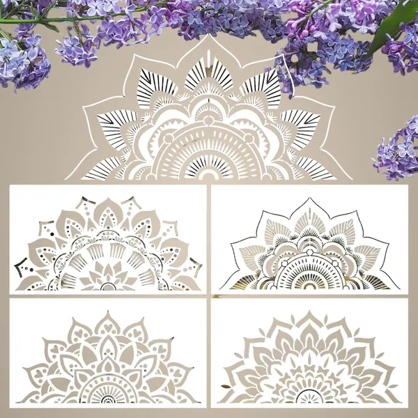 Beige_Mandala_Painting_Stencils_Diy_And_Craft